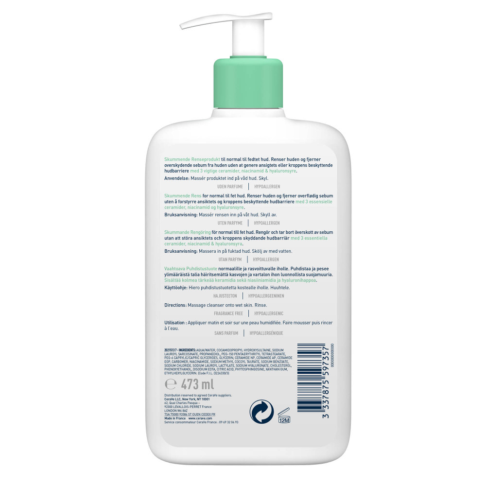 CeraVe Schuimende Reinigingsgel 473ml