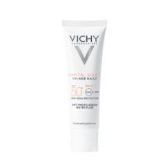 Vichy Capital Soleil SPF50 UV Age Daily Fluïde Gratis Cadeautje 15ml