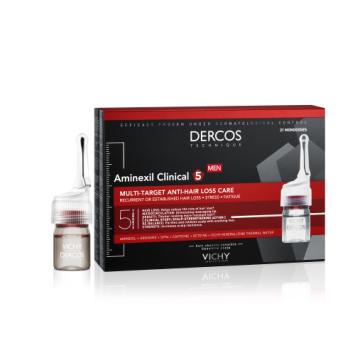 Vichy Dercos Aminexil Clinical 5 Man Haarverlies 21 ampullen 
