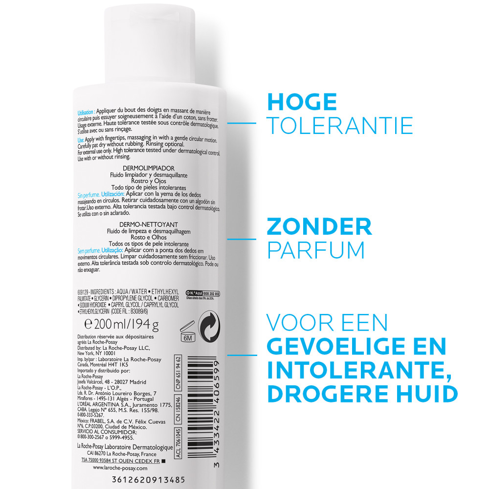 La Roche-Posay Toleriane Reinigingslotion 200ml
